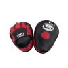 RPM-6A Focus Mitt in curved open finger (Black/Red)