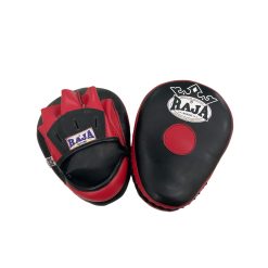 RPM-6A Focus Mitt in curved open finger (Black/Red)