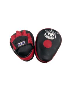 RPM-6A Focus Mitt in curved open finger (Black/Red)