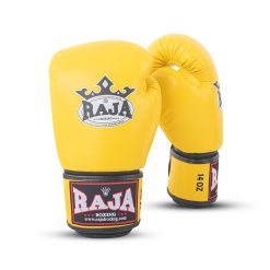 Alternative view of RAJA Boxing V1 Yellow Boxing Gloves