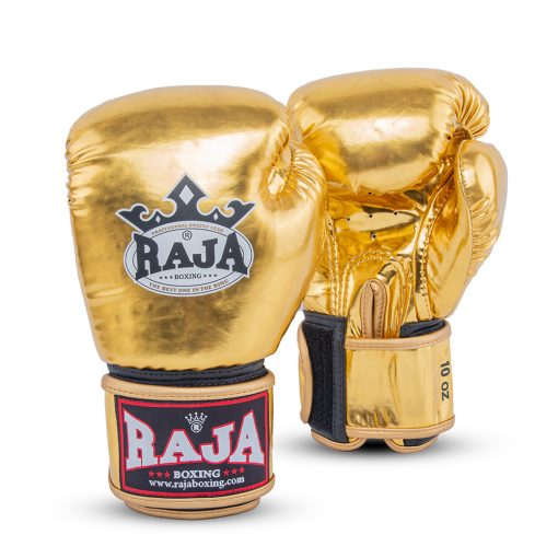 RAJA Boxing Gloves – Metallic Gold Edition