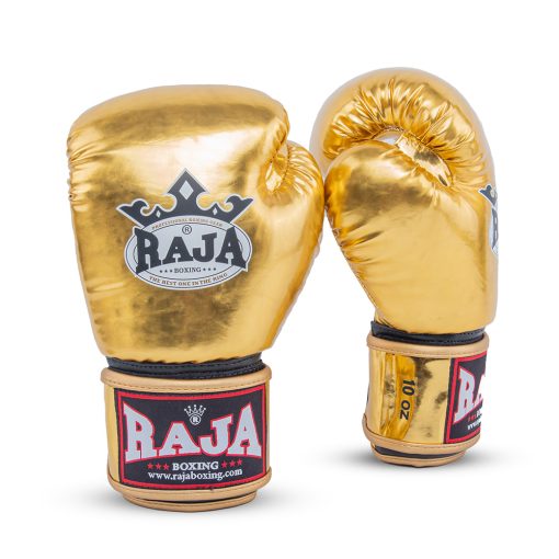 RAJA Boxing Gloves – Metallic Gold Edition - Image 2