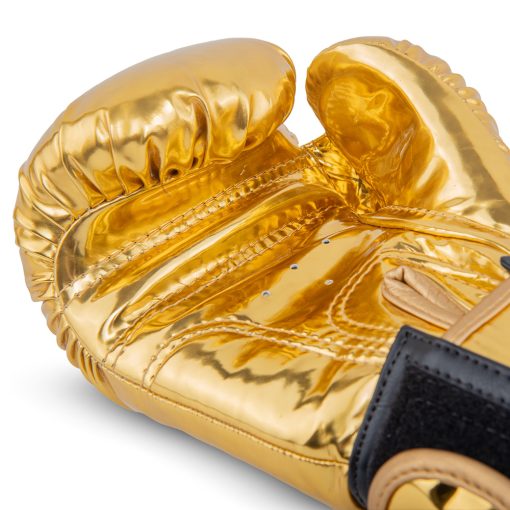 RAJA Boxing Gloves – Metallic Gold Edition - Image 4
