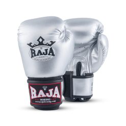 RAJA Boxing V1 Silver Boxing Gloves
