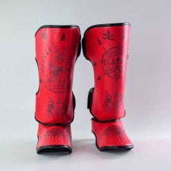 SakYan Fancy Shin Guards (Red)