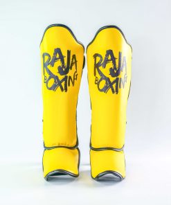 Alternative view of Lightweight Shin Guards V4 (Neon Yellow)