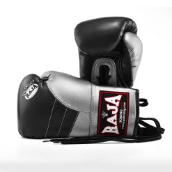 Alternative view of Premium gloves Raja Pro Boxing Gloves Lace-Up (Gray/Silver)