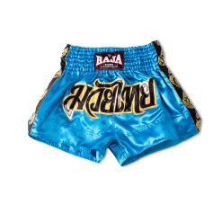 Classic MuayThai Shorts Lai Thai RTB29-5 (Light BLue)size M-L-XL