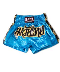Classic MuayThai Shorts Lai Thai RTB29-5 (Light BLue)size M-L-XL