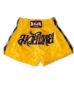 Classic MuayThai Shorts Lai Thai RTB29-5 (Yellow)