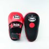 RPM-7A Focus Mitt in curved closed finger (Black/Red)