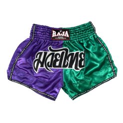MuayThai Shorts Double Color RTB29-10 (Purple/Green)
