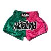 MuayThai Shorts Double Color RTB29-10 (Green/Pink)