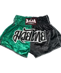 MuayThai Shorts Double Color RTB29-10 (Green/Black)