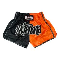 MuayThai Shorts Double Color RTB29-10 (Black/Orange)
