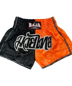 MuayThai Shorts Double Color RTB29-10 (Black/Orange)
