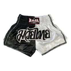 MuayThai Shorts Double Color RTB29-10 (Black/White)