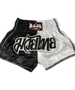 MuayThai Shorts Double Color RTB29-10 (Black/White)