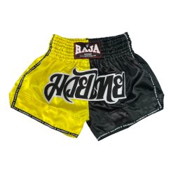 MuayThai Shorts Double Color RTB29-10 (Yellow/Black)