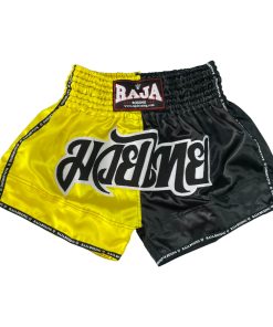 MuayThai Shorts Double Color RTB29-10 (Yellow/Black)
