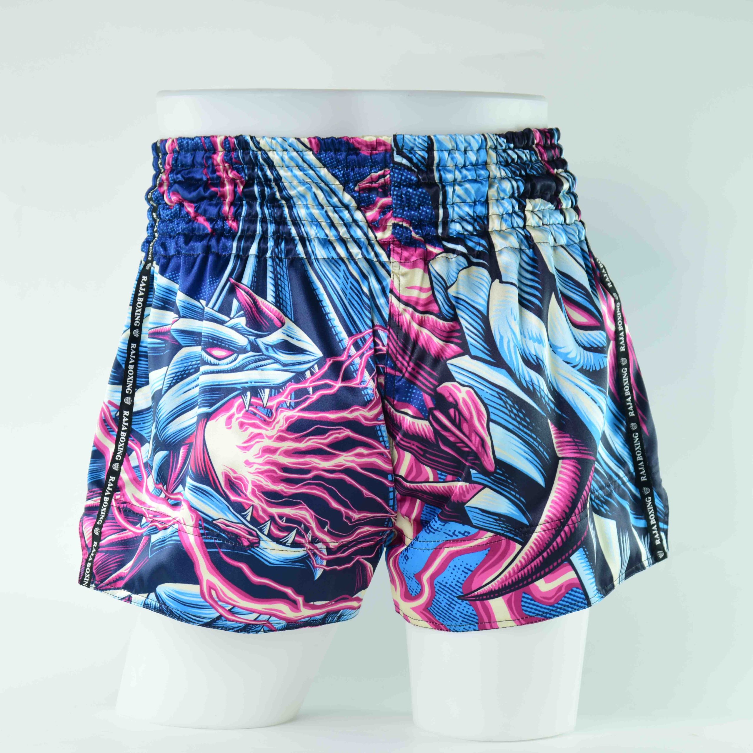 Short Boxe Thaï Metal Boxe - Noir – Dragon Bleu