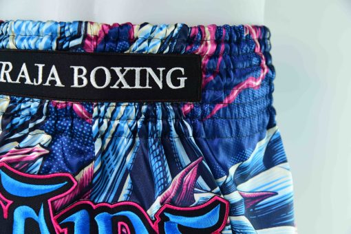 Raja Boxing Muay Thai Shorts The ICONIC "Blue Dragon" - Image 4
