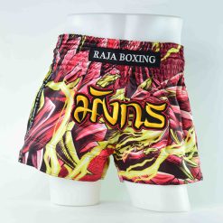 Raja Boxing Muay Thai Shorts The ICONIC "Red Dragon"