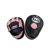 RPM-6A Classic Punch Mitt open finger (Black/Lightpink)
