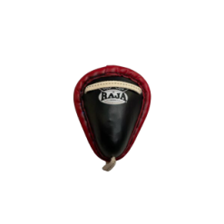 RGP-Groin Protector with steel cup (Black/Red)