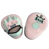 RPM-6A Focus Mitt in curved open finger (Light pink/Light blue)