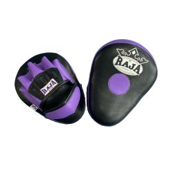 RPM-6A Focus Mitt in curved open finger (Black/Purple)