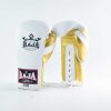 RBGL-1-2 Raja Single lace up (White/Gold)