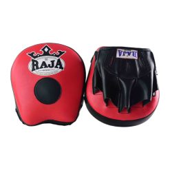 Alternative view of RPM-2 Classic Punch_Mitt_open finger_(Red/Black)
