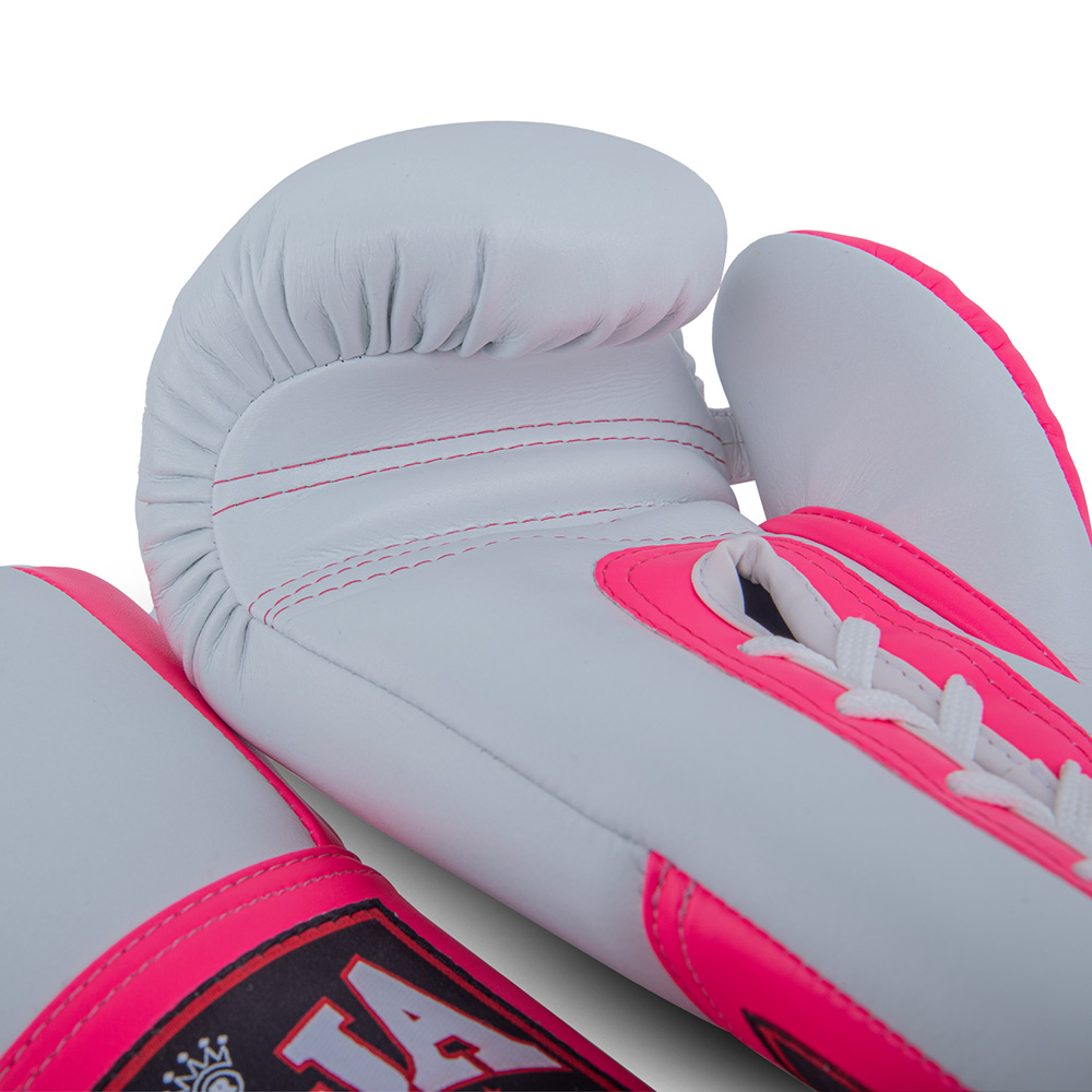 RBGL-1-2 Raja Single lace up (White/Pink) - Image 3