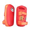 RKP-C Kicking pad with buckle&velcro are lock Curved Style and extra thick (Red/Orange)