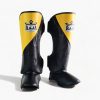 Raja Shin Guards CUT ON (Black/Yellow)