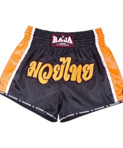 MuayThai Shorts Double Color RTB29-16 (Black/Orage)