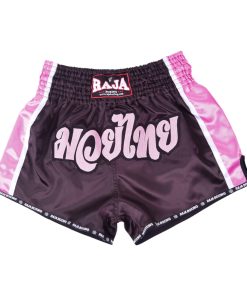 MuayThai Shorts Double Color RTB29-16 (Black/Pink)
