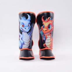 RFSG-2-107-LSL  Shin Guards Cartoon Dragon