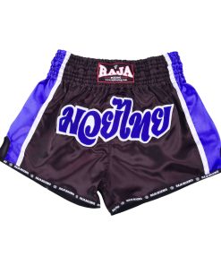 MuayThai Shorts Double Color RTB29-16 (Black/Blue)