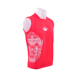 Alternative view of RAJA Sleeveless Shirt (Red)