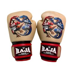 RFBGV-113 Raja Kids Gloves Dinosaur (Cream/Red)
