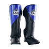 Shin Guards Double Color Cut On (Black/Blue)
