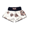 SP67-033 Raja Boxing Muay Thai Shorts Moo Deng (Navy blue)