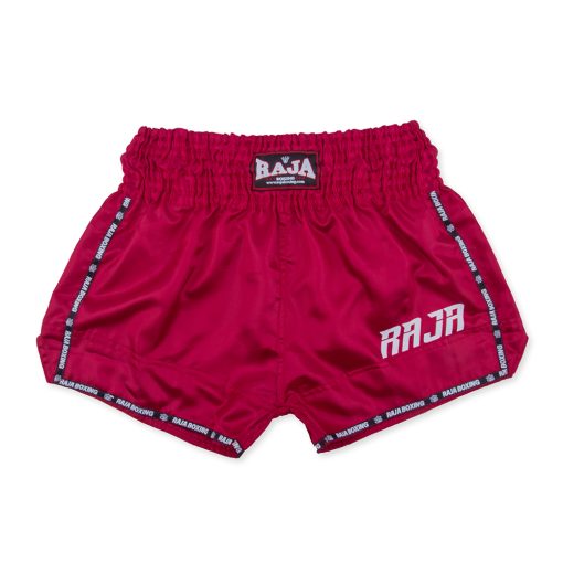 RTB29-2 RAJA MuayThai Shorts (Dark Red)