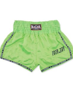 RTB29-2 RAJA MuayThai Shorts (Green Neon)