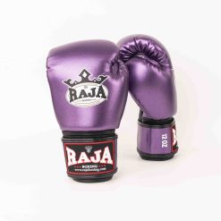 Alternative view of RAJA Metallic Purple Boxing Gloves
