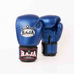 RAJA Metallic Blue Boxing Gloves