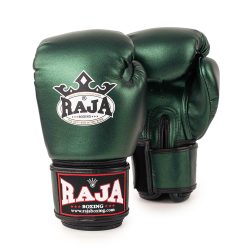 RAJA Metallic Green Boxing Gloves