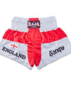 RAJA Muay Thai Shorts – England Flag Design